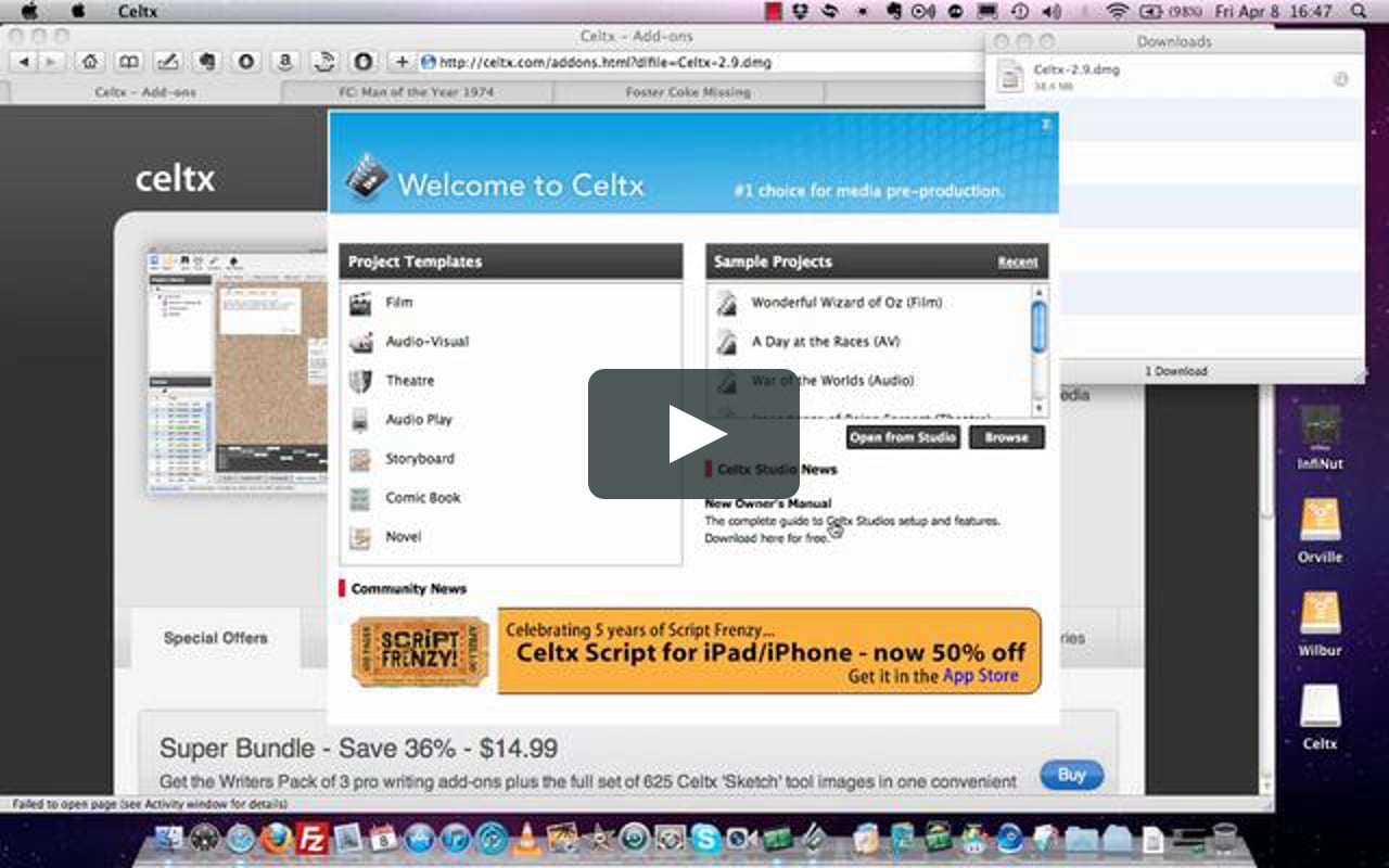 celtx for mac download
